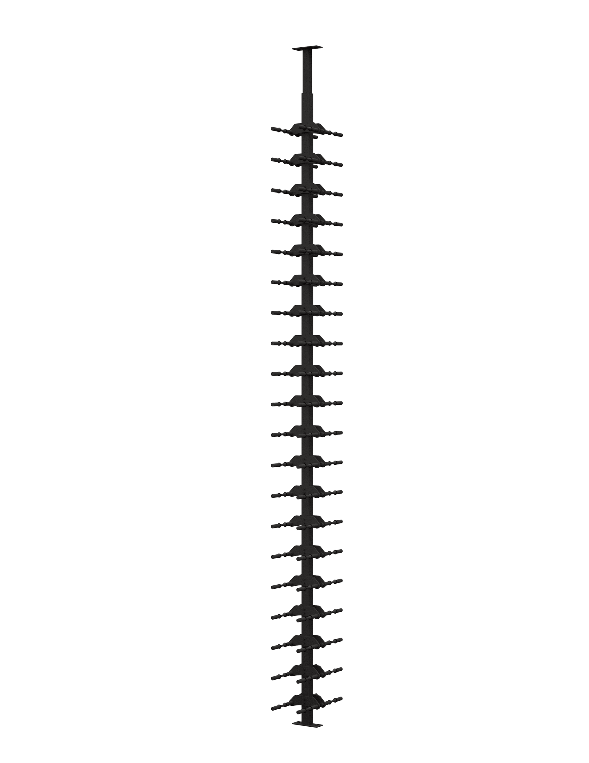 HZ Minimalist Series 2-Sided Wine Rack Display (40 Bottles) - Image 2