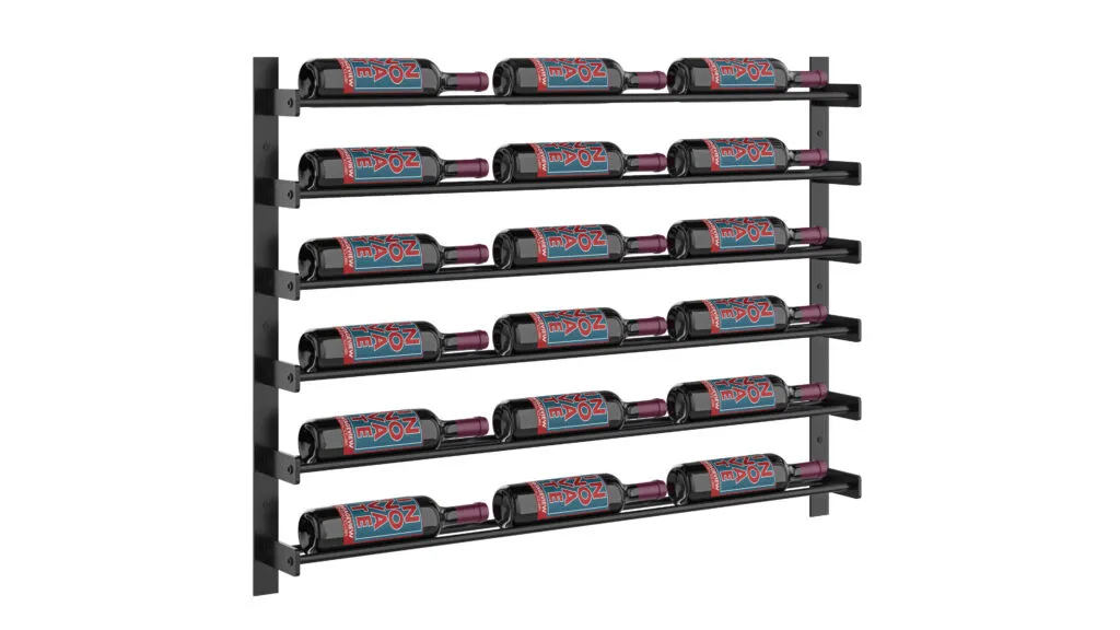 Evolution Wine Wall 30 3C (wall mounted metal wine rack) - Image 6