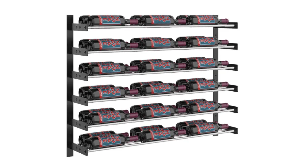 Evolution Wine Wall 30 3C (wall mounted metal wine rack) - Image 7