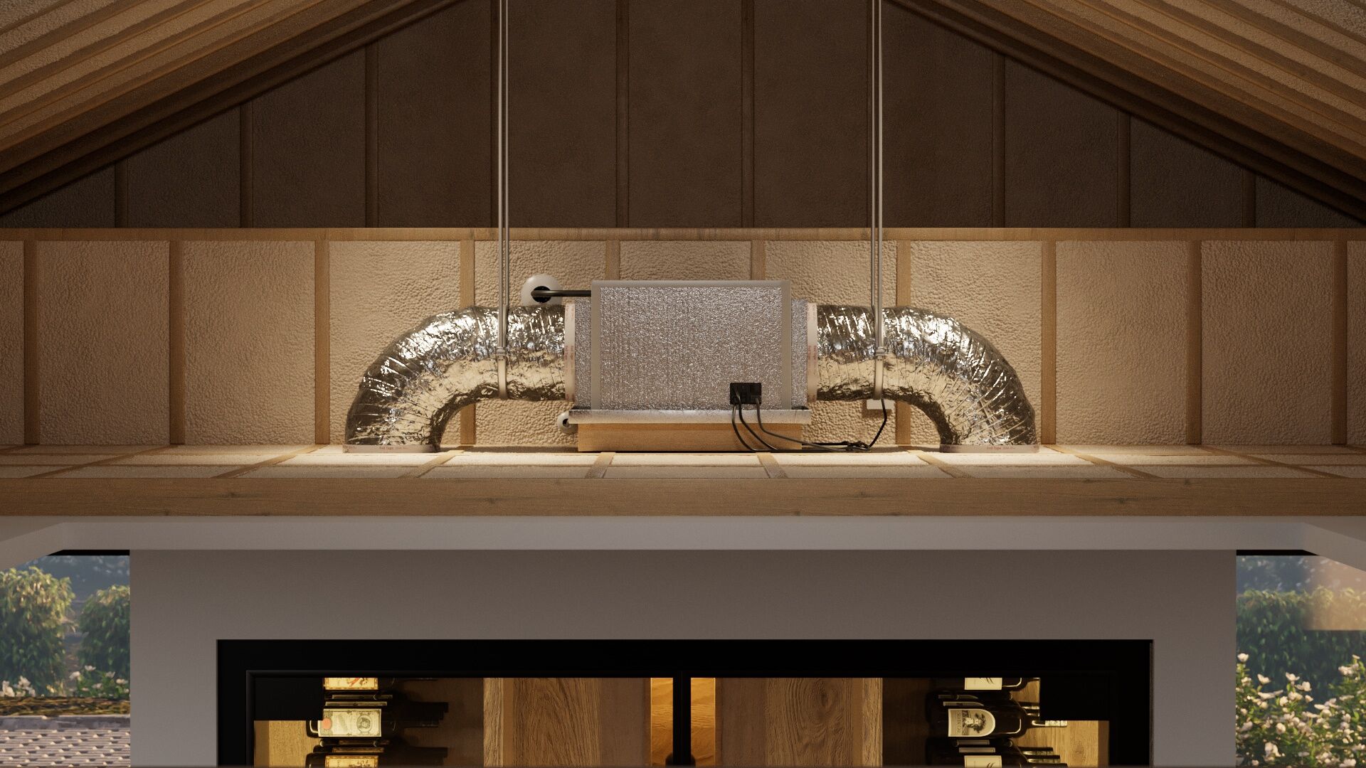 WhisperKOOL Blow-Through Mini Wine Cellar Cooling System - Image 4