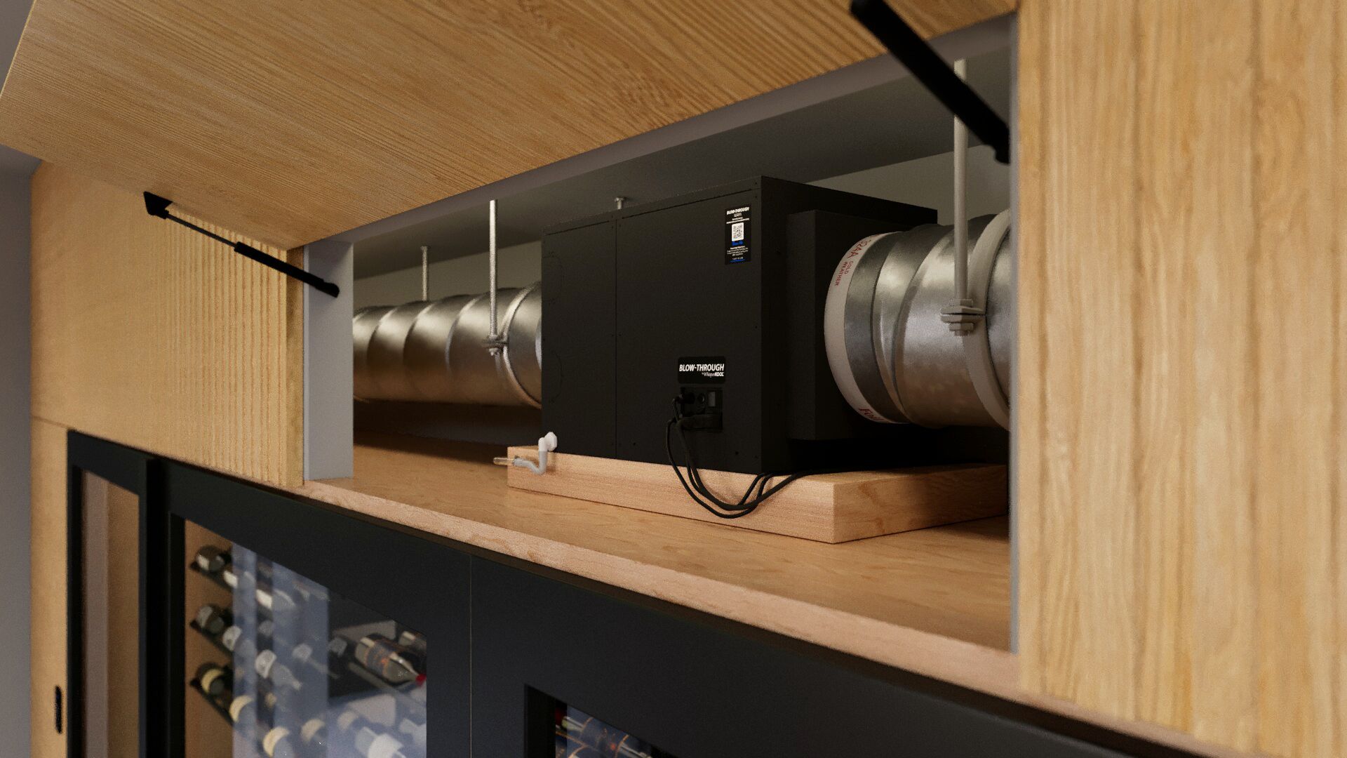 WhisperKOOL Blow-Through Mini Wine Cellar Cooling System - Image 3